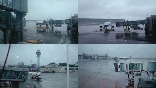 重庆江北国际机场高清在线视频素材下载