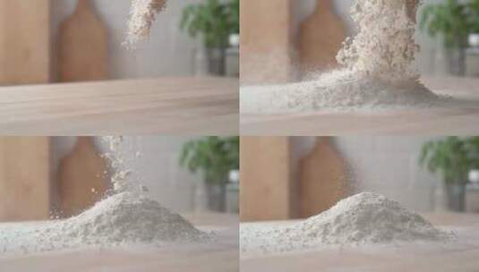 面粉 面团 制作 面包高清在线视频素材下载