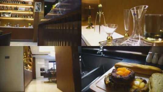 餐桌 红酒 酒窖 餐厅 厨房高清在线视频素材下载
