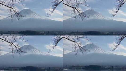 日本富士山美景高清在线视频素材下载