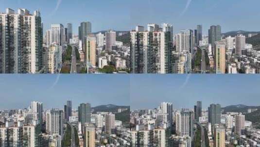 中国福建厦门思明区夏禾路BRT城市风光高清在线视频素材下载