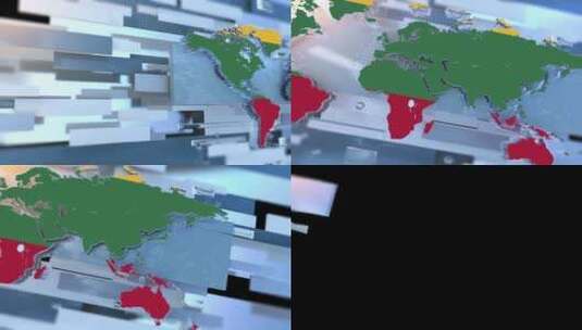 立陶宛国旗过渡高清在线视频素材下载