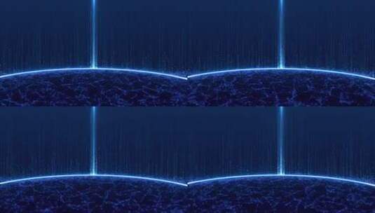 蓝色科技粒子背景视频高清在线视频素材下载