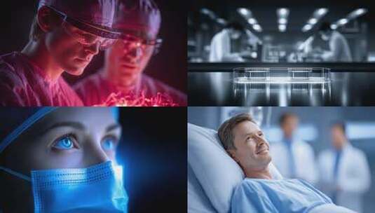 手术室里的生命守护医疗科技的精湛呈现高清在线视频素材下载