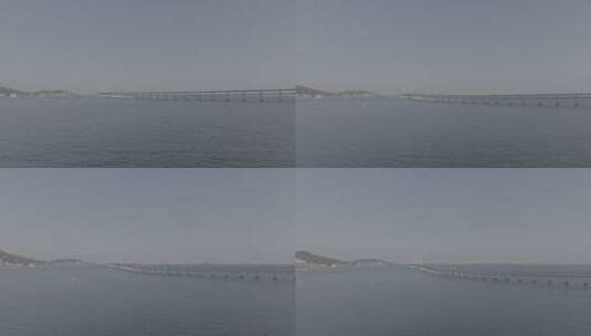 大连星海湾大桥 跨海基建航拍高清在线视频素材下载