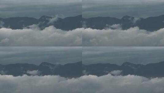 山峰云雾缭绕高清在线视频素材下载