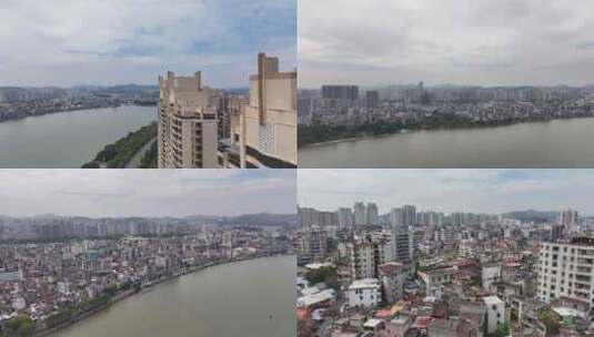 惠州惠城区航拍空镜高清在线视频素材下载