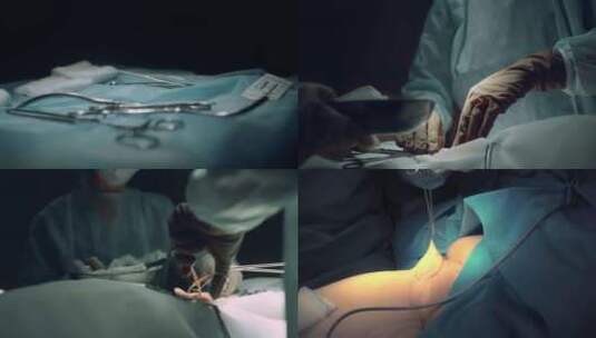 手术室空镜递手术刀医生逆行医师节高清在线视频素材下载