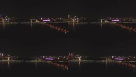 西兴大桥 夜景高清在线视频素材下载
