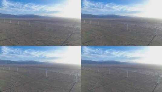 青海风力发电高清在线视频素材下载