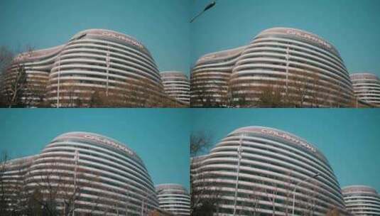 北京银河SOHO高清在线视频素材下载