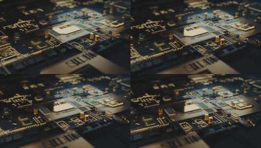 电路板生产3d素材高清在线视频素材下载