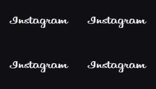 Instagram图标弹出并单击高清在线视频素材下载