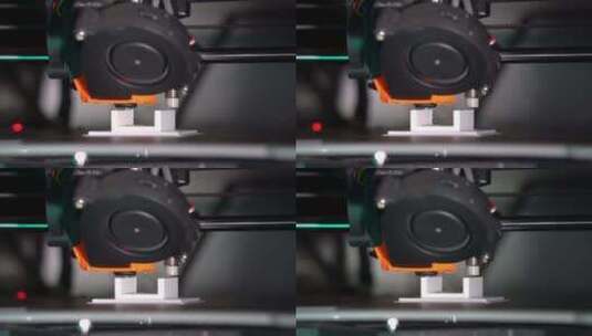 3D打印机打印模型高清在线视频素材下载