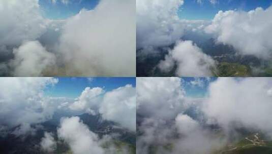 穿越云端的美景高清在线视频素材下载