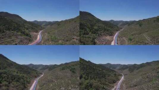 南太行山景色高清在线视频素材下载