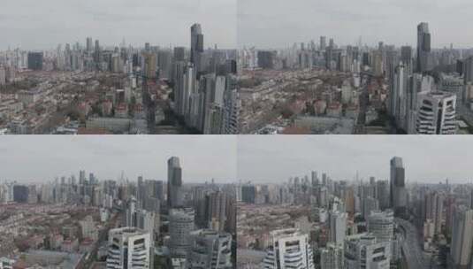 上海延安西路高架高清在线视频素材下载