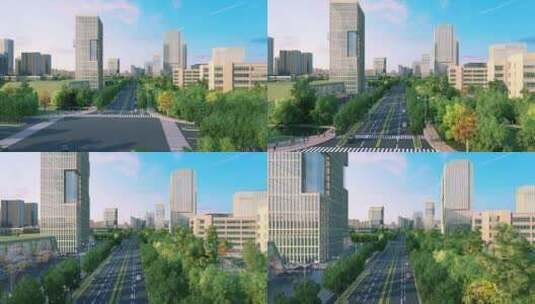 三维城市三维工业园C12高清在线视频素材下载