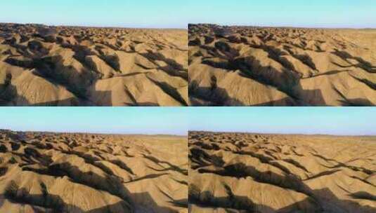 敦煌国家沙漠地质公园航拍高清在线视频素材下载