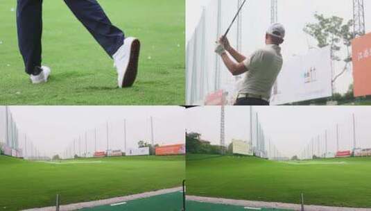 高尔夫运动高清在线视频素材下载