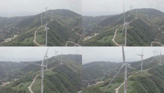 风力电场 三一重能 三一重工 镜头追进旋出高清在线视频素材下载