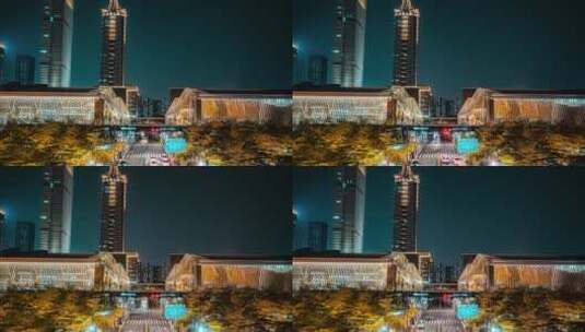 8k延时广东深圳图书馆音乐厅高清在线视频素材下载