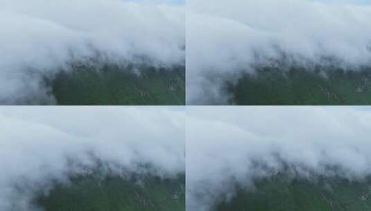 云海缓慢的流动高清在线视频素材下载
