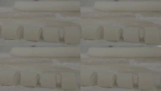 传统老肥发酵馒头制作工艺LOG高清在线视频素材下载