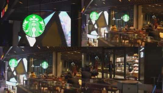 星巴克 咖啡 Starbucks高清在线视频素材下载