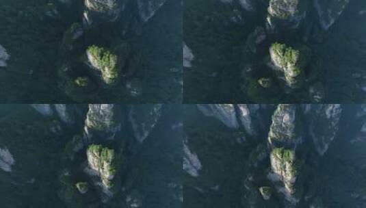 4K航拍张家界武陵源风景区群山高清在线视频素材下载