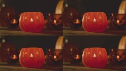 万圣节的南瓜灯高清在线视频素材下载
