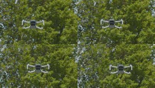 空中飞行的无人机特写高清在线视频素材下载