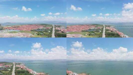 青岛胶州湾大桥3高清在线视频素材下载