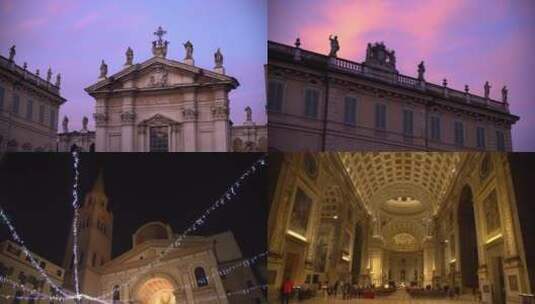 意大利古建筑高清在线视频素材下载