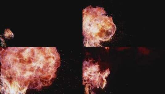 4k魔法五彩烟雾火焰特效动画视频素材16高清在线视频素材下载