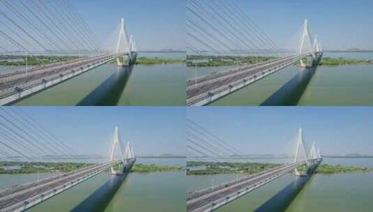 珠海洪鹤大桥高清在线视频素材下载