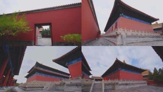 故宫太庙红墙金瓦大宫殿高清在线视频素材下载
