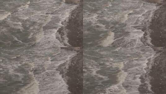 大海海滩海面大浪1高清在线视频素材下载