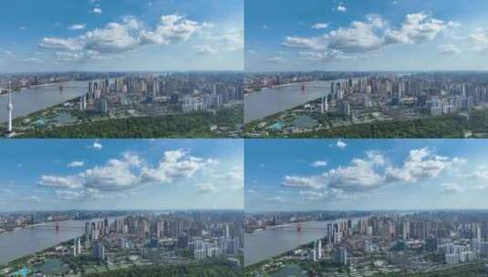 【航拍】汉阳区城市风光02高清在线视频素材下载