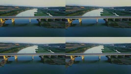 伊洛河和桥高清在线视频素材下载