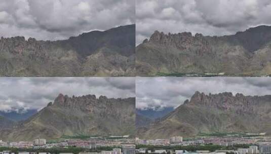 拉萨航拍空镜高清在线视频素材下载