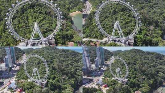 令人惊叹的摩天轮在Balneario C高清在线视频素材下载