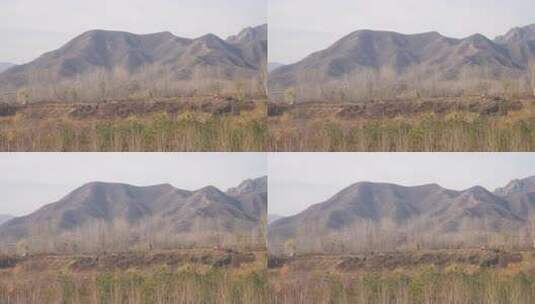 风景 沿途 高速公路 大山 秋天高清在线视频素材下载