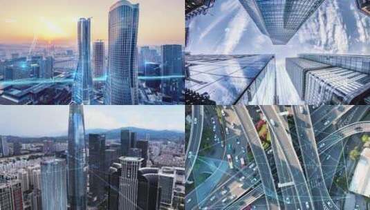 科技互联网5G智慧科技城市AE模板高清AE视频素材下载