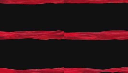 红色红绸转场元素视频高清AE视频素材下载