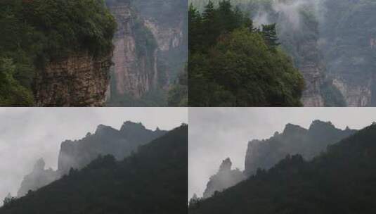 雨后太行山峡谷云雾蒸腾02【套组延时】高清在线视频素材下载