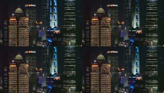 中国上海夜景高清在线视频素材下载