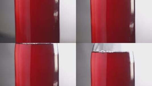 水果酒果汁红酒瓶装玻璃瓶高清在线视频素材下载