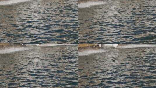 流涌动的水面水波纹高清在线视频素材下载