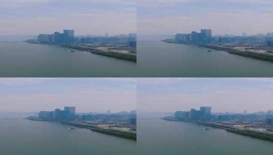 湖南长沙城市高楼建筑竖屏航拍高清在线视频素材下载